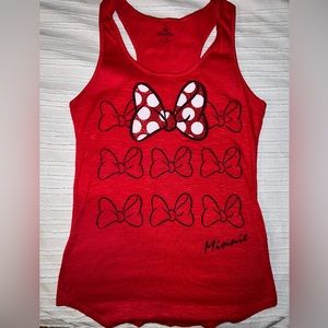 Disney Minnie Mouse bow tank top size small in good condition